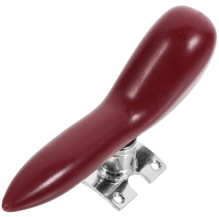 Roter Handhalter für Fagott als Daumenstütze mit Vogel Form | Abs und Eisen, Abnehmbarer Sockel mit Silberoptik, Handlich und Robust, für Finger und Daumen Am Instrument