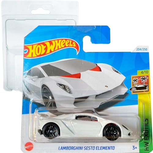 Hot Wheels Lamborghini Sesto Element HW Exotics 4/10 (204/250), HTC23 2024 + Kurzkartenschutz Frikimonkey