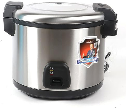 Cuiseur à riz, cuiseur à riz de grande capacité de 16 L et réchaud avec pot intérieur antiadhésif, opération à une touche, for un grand usage domestique et commercial Rice Cooker
