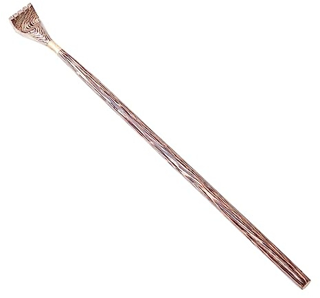 Rascador de Espalda de Madera de Alas de Pollo, Pequeño | Mango Ergonómico, Formato Portátil, Herramienta de Masaje y Rascado para Uso Diario