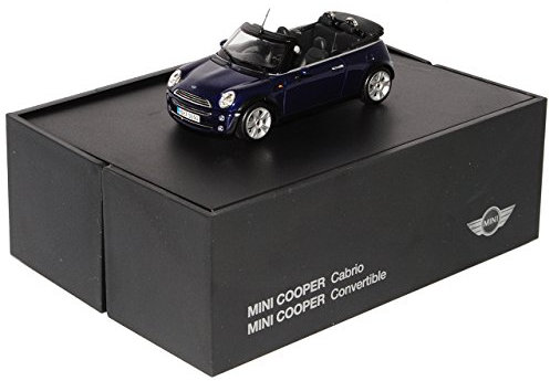 Mini Cooper Cabrio Blau 2001-2006 i 1. Generation R52 1/43 Minichamps Modell Auto Modellauto