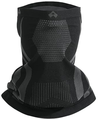 Pioneer Camp Multifunktionstuch Schlauchschal Herren Sport | Atmungsaktiver Halswärmer mit Ohrenbügeln, Winddicht, Hochwertiges Futter für Radfahren, Motorrad & Outdoor