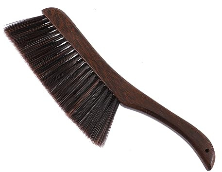 FOMIYES Cepillo de Limpieza para Ropa y Cama de Madera Cepillo Suave para Eliminar Polvo y Suciedad para Hogar y Almacenamiento Suspensión Multiusos para Muebles y Vehículos