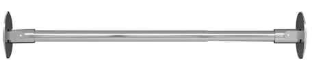 Bastone per tenda da parete ad angolo regolabile per doccia, senza trapano, design retrattile e tagliato a lunghezza (90-160 cm), perfetto per bagni e bagni ad angolo