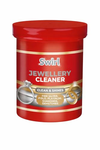 Jewellery Cleaner Liquid 145ml – Gold & Silver Jewellery Cleaning Solution for Rings, Necklaces & Gemstones – Restores Shine, Fast Acting