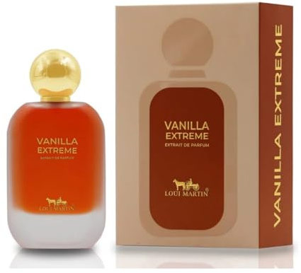 Loui Martin Extrait de Parfum Vanilla Extreme – Extrait de Parfum Gourmand Vanillé Intense – 100 ml parfum unisexe
