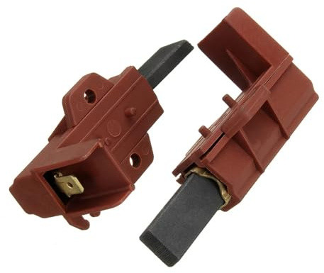 2 Stück Kohlebürsten Und Halter for Waschmaschinenmotoren, Kohle-Elektromotoren, Kompatibel for Ariston, Kompatibel for Samsung, Kompatibel for Indesit, Kompatibel for Welling