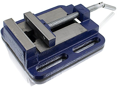 BITUXX® Universal Maschinenschraubstock 100mm Schraubstock Säulen Tisch Stand Bohrmaschine