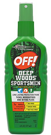 OFF! Deep Woods Sportsmen Insect Repellent Spritz, Bug Spray with Long Lasting Protection from Mosquitoes, 6 oz