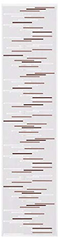 my-curtain shop Vorhang/Vorhang/Flächenvorhang Zeena, B/H: Flächenvorhang/Schiebevorhang 60 x 245 cm, halbtransparent/hochwertiger Scherli-Effekt, Stoff, braun, 60 x 245 cm