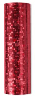 Serpentinas holográficas, rojas, 3,8 m (1 VPE, 18 unidades)