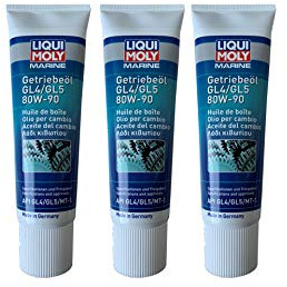 3 x LIQUI MOLY 25030 marin växellådsolja GL4/GL5 80 W-90 250 ml