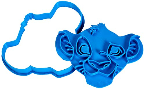 Cuticuter Simba Cara Cortador de Galletas, Azul