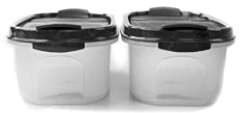 Tupperware Eidgenosse 500 ml schwarz mit Schütte Vorrat Dose Box Modular (2) 37609