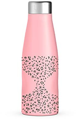 Suavinex, Botella Térmica de Acero Inoxidable 500 ml. Para Líquidos Fríos y Calientes. Mantiene la Temperatura. Con Doble Pared. Cierre Hermético de Rosca. Acero Inoxidable 100%, Grado 18/8. Rosa