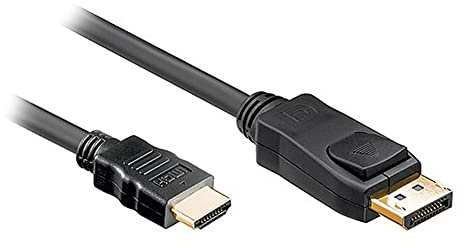 Bolwins P45CS DisplayPort auf HDMI Adapter Kabel Full HD DP Displayport Stecker auf HDMI Stecker dp auf hdmi kabel 4k für Laptop PC Monitor TV, Projektor, displayport zu hdmi-kabel, 5m