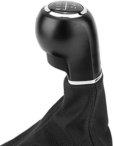 Headerbs Schaltknauf, 5 Gang & 6 Gang Schaltknauf Gamasche Kofferraumabdeckung für GTC 05-10(5 Geschwindigkeit)