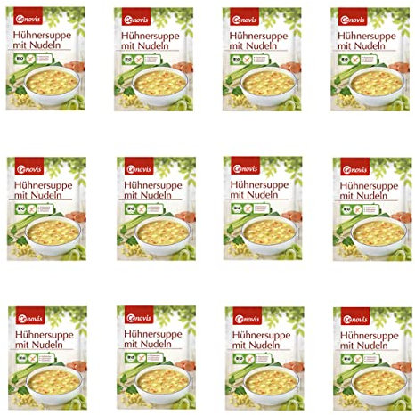 Cenovis - Hühnersuppe mit Nudeln bio - 30 g - 12er Pack