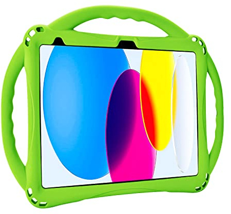 TopEsct Funda Infantil para iPad (A16) de 11ª generación de 11 Pulgadas 2025, iPad de 10ª generación de 11.9 Pulgadas 2022, Soporte Integrado, Funda de Silicona a Prueba de Golpes Viene con Correa