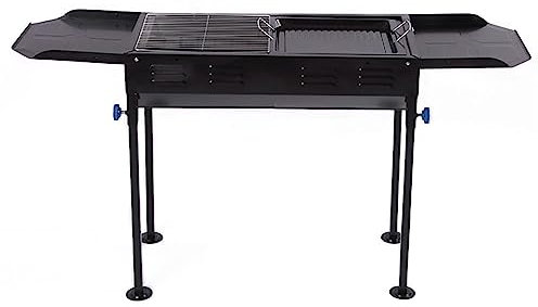 TRAGLO Barbecue Holzkohlegrill tragbare Holzkohlegrills faltbare tragbare Grill-Werkzeugsätze aus Edelstahl für Garten Hinterhof Party Picknick Reisen Zuhause Kochen im Freien