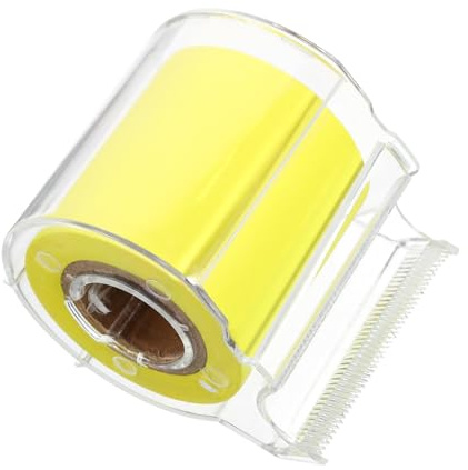 OFFSCH Rotolo Di Promemoria Autoadesivo Giallo Multifunzione, Note Adesive Portatili Per Casa e Ufficio, Adesivi Promemoria Facili Da Scrivere e Rimuovere