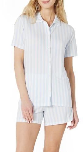 Amazon Essentials x Sofia Grainge Conjunto de Pijama de Manga Corta para Verano de la Colección Mamá y Yo para Mujer y Niña