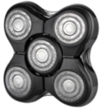 Remington SPR-RX7 Spare shave head for XR1600 | Ersatzteil-Rasierkopf für Kopfrasierer, 5 Scherköpfe für maximalen Kontakt, Dual-Track-Klingen für Rasur bis 0,2 mm