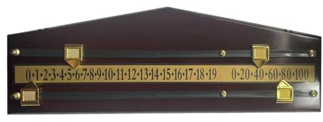 Billard-Scoreboard | Shuffleboard montierte Sport-Punktetafel | Holz-Billard-Score-Zähler, moderner Holz-Punktezähler, Punktezähler aus Holz