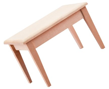 SUPVOX Mini Desk for Dollhouse 1/12 Scale Miniature Furniture with Drawer Lightweight Durable Decorative Table Toy for Doll Accessories and Micro World Layout