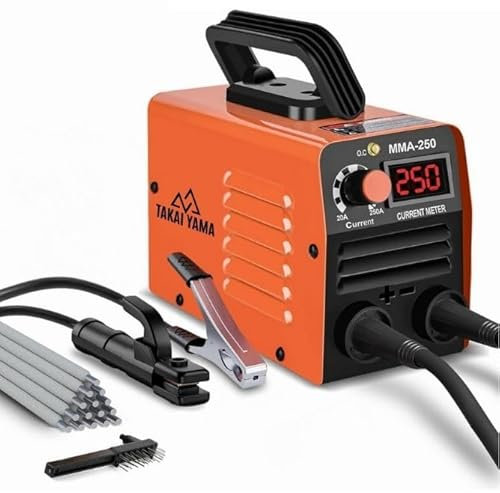 Maquina de Soldar Portátil 1,5 kg | Mini Soldador Inverter 250V | Pantalla LED | MMA + LIFT TIG | Electrodos 1,6–2,5 mm | Soldadura Profesional Compacta