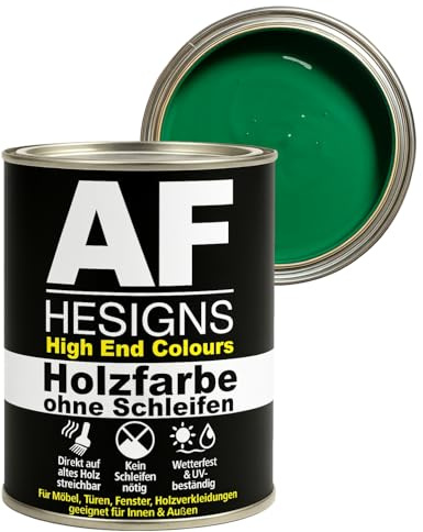 Alex Flittner Designs Möbelfarbe ohne Schleifen Mint Flame - seidenmatt 750ml Möbellack Holz & Metall Innen/Außen