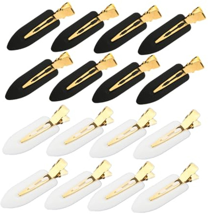 WEKADRIN 16 pièces Lot Pinces Cheveux sans Pli Ni Courbure Accessoires Coiffure Femmes Maintien et Design Élégant pour Maquillage et Coiffage