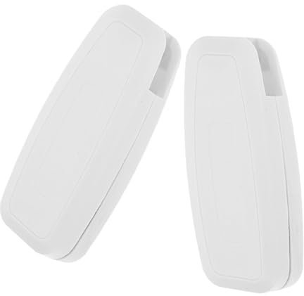 FRCOLOR 2 Piezas Mango para Persiana Enrollable Cuadrado Plástico Resistente para Cortinas Verticales y Venecianas, Accesorio para Tirador de Cordón de Ventana, Complemento para Estoras