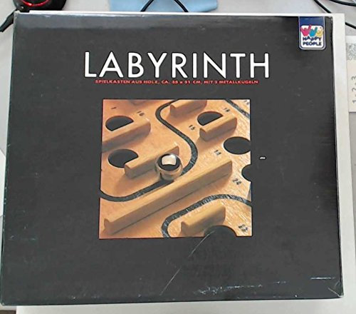 Original Labyrinth - Geschicklichkeitsspiel aus Holz mit Metallkugel.