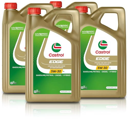 4x 5 L = 20 Liter Castrol Edge Fluid Titanium 5W-30 LL Motoröl