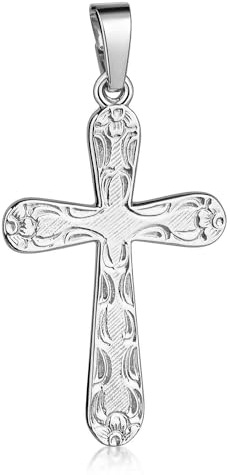 MATERIA by Matthias Wagner Kreuz Anhänger 925 Silber Damen Herren Religion Orthodox KA-308