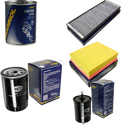 Original SCT Inspektionspaket Filter Set + Motor Flush Motorspülung 11595745