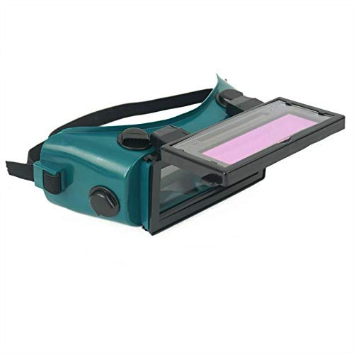 Solar Welder Eyes Glasses Welding Glasses Auto Darkening Flip-Up Welding Eye Protecting Goggle for Gas Welding, Steel Welding and Cutting