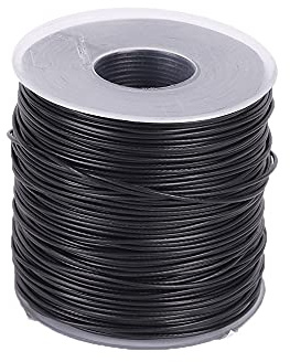 Drahtseil Edelstahl, 1mm 7x7 weich/ flexibel Stahlseil 100 m Edelstahlseil (Zufällige Schriftrollenfarbe)