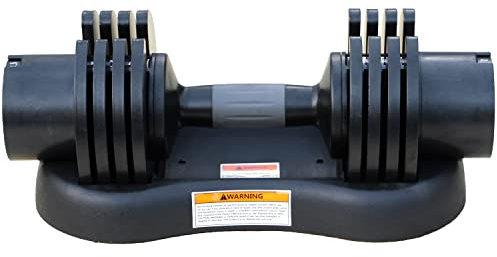 Sporttrend 24® Verstellbare Kurzhantel 12,5KG, 25KG, 32,5KG | Hantel mit Stahlscheiben und Ständer
