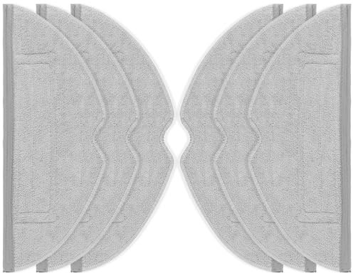 6 Stk Wischtücher für Roborock S8 / S8+ / S7 / S7+/ S7 MaxV/ S7 MaxV Ultra / S7 Pro Ultra/T7 / T7 Plus Roboter Staubsauger, Ersatz Wischtücher Mop, Mikrofaser Weich Wischtuch Ersatzteile Zubehör