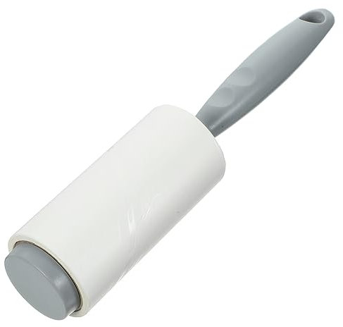 Fusselrolle mit Geheimfach aus Kunststoff in Weiß, Realistisch