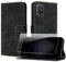 JayModCase Funda para Samsung Galaxy A51 5G, PU Piel Flip Carcasa con [Galaxy A51 5G Protector de Pantalla] Cierre magnético Soporte Plegable Tarjetas y Cartera (Negro)