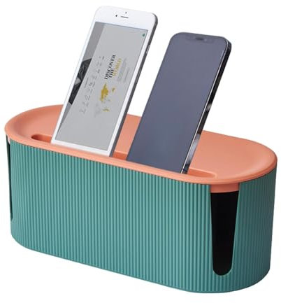 Kabel-Organizer-Box, Kabel-Versteckbox - Kabelbox für Kabel auf dem Boden - Kabelbox für den Haushalt, Kabelaufbewahrung für den Schreibtisch, zum Verstecken von Steckdosenleisten und Stromkabeln