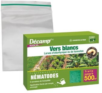 Décamp' - Nématodes anti vers Blancs, otyorinques et hannetons 250 Millions - 500 m2