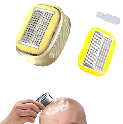 Rasoirs pour Tête Chauve pour Hommes - Tondeuse à Cheveux Manuelle Rapide pour Hommes - Outil Toilettage Portable Visage Corps Voyage Senior Coiffeur