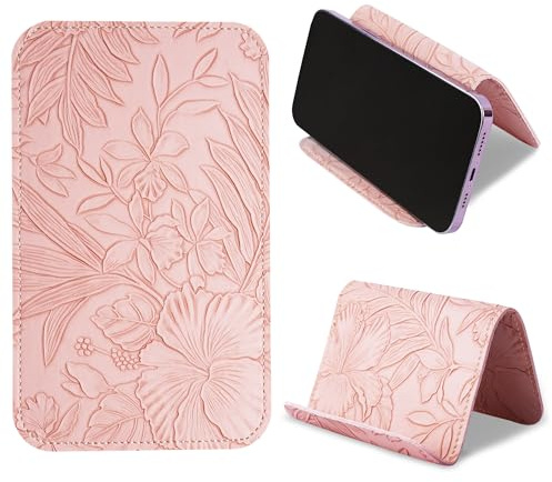 Mtzmy Flugzeug-Reiseutensilien für Fliegende Flexklappe, Handyhalterung und Flexibler Tablet-Ständer für Schreibtisch, Bett, Laufband, Zuhause und im Flugzeug, Reisezubehör(1-Schnitzt Rosa)