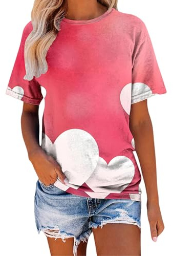 Cocila Love Maglietta Personalizzata Casual da Donna con Scollo Rotondo E Stampa A Maniche Corte T Shirts Bambina Personalizza Protect The Dolls T Shirts Manica Corta Addio al Celibato