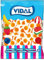 Vidal Golosinas. Huevos Fritos Brillo. Gominolas en forma de huevo frito con sabor a nata y textura esponjosa. Color blanco con yema amarilla brillante. Sin gluten ni grasa. Bolsa 167 u