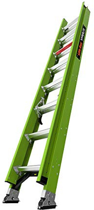 Little Giant Ladders, HyperLite, 16', Extension Ladder, Fiberglass, Type 1A, 300 lbs rated (18716), Green